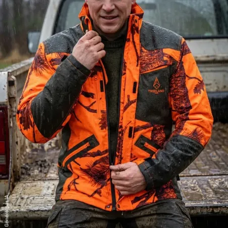 Veste de traque Wild Spirit Treeland anti-ronce orange