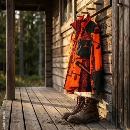 Veste de traque Wild Spirit Treeland anti-ronce orange