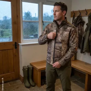 Veste Softshell Camo Forest - Polyvalente et Économique