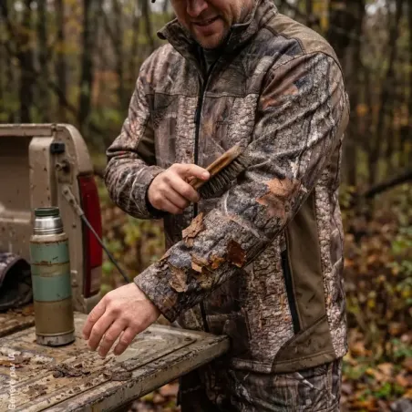 Veste Softshell Camo Forest - Polyvalente et Économique