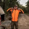 Veste Softshell Eco T317 Orange/Vert - Polyvalente et Légère