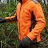 Veste Softshell Eco T317 Orange/Vert - Polyvalente et Légère