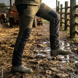 Pantalon Somlys Flex Light vert léger | Ducatillon