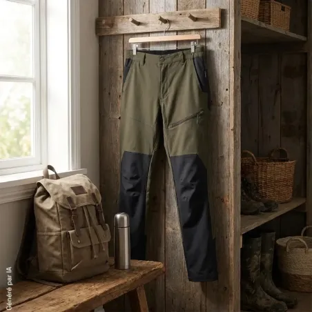 Pantalon Somlys Flex Light vert léger | Ducatillon