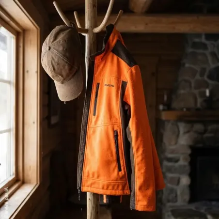 Veste polaire réversible Somlys orange/verte - SL-TEX GOLD