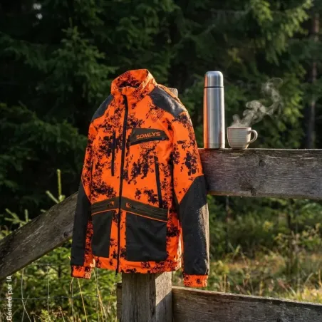 Veste Ultra Light Orange - Légèreté et Performance pour la Chasse Intensive