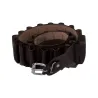 Ceinture de chasse 24 tubes en cuir marron - 111 cm