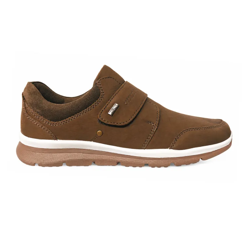 Chaussures Homme Nash Marron à Scratch - Cuir et Membrane TEX