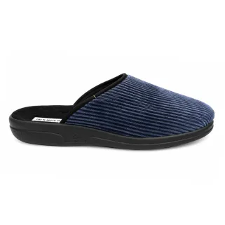 Chaussons Mules Clot Bleus - Made in France