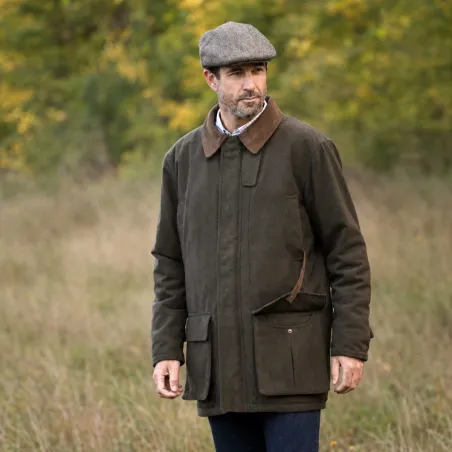 Veste de tir en laine Walker & Hawkes AC olive