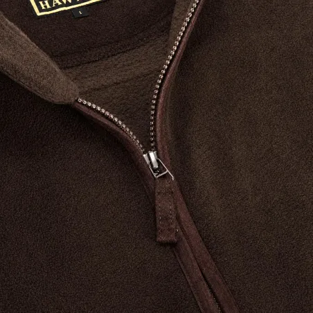 Gilet polaire sans manches Walker & Hawkes Yeovil olive