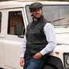 Gilet ciré matelassé Walker & Hawkes Lincoln olive
