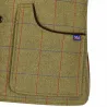 Gilet Derby Tweed Walker & Hawkes Berston à carreaux vert