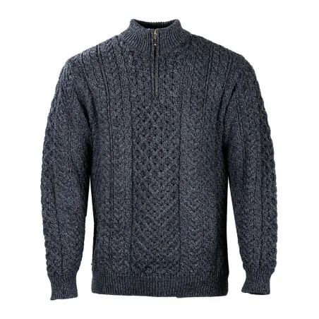 Pull Woodham mérinos anthracite Walker & Hawkes | Ducatillon