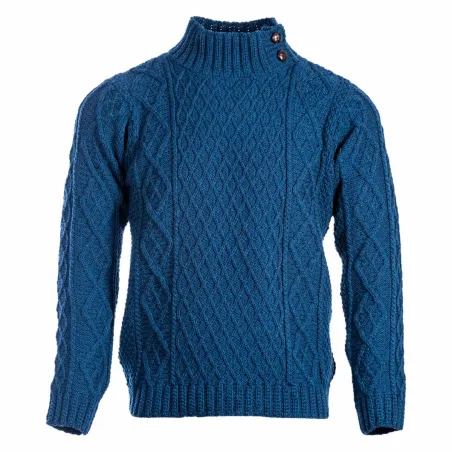Pull Mountfield mérinos col montant Walker & Hawkes | Ducatillon