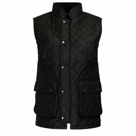 Gilet ciré matelassé Walker & Hawkes Lincoln olive