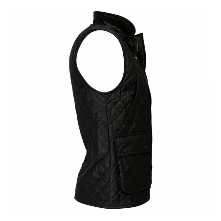 Gilet ciré matelassé Walker & Hawkes Lincoln olive