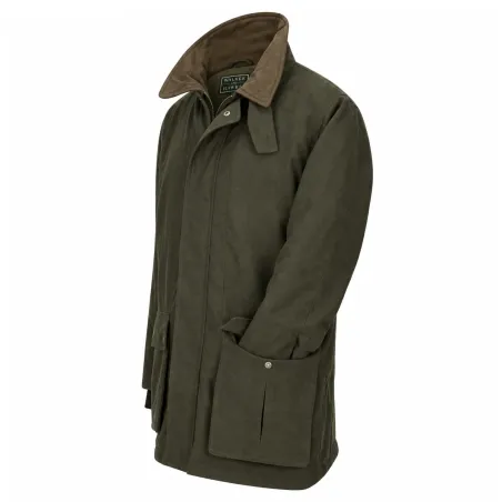 Veste de tir en laine Walker & Hawkes AC olive