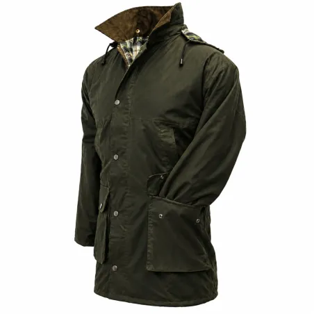 Veste cirée Walker & Hawkes Benson olive