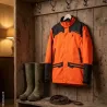 Veste de Traque Resist Orange - Légère et Imperméable