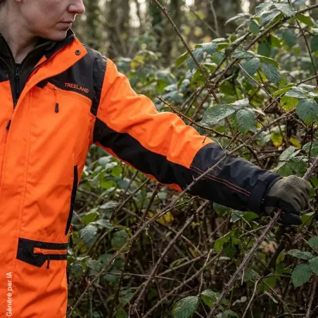 Veste de Traque Resist Orange - Légère et Imperméable