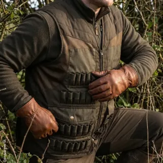 Gilet Multitubes Vert - 54 Tubes pour Chasseurs