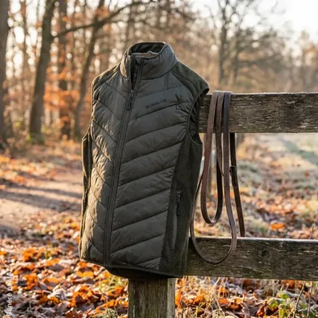 Gilet matelassé sans manches Classie vert - Style élégant et fonctionnel
