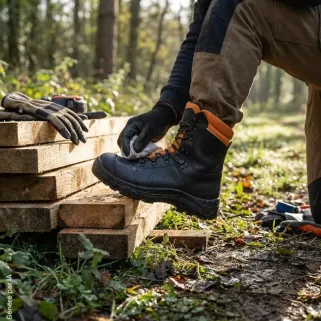 Chaussures forestières sécurité Francital SALIX cuir coque classe 1 - EN ISO 20345 et EN ISO 17249