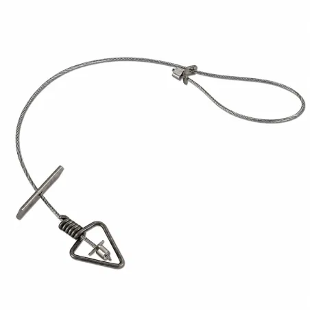 Lot de 5 lacets acier inoxydable pour piège Belisle