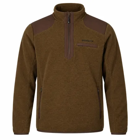 Pull Membrane Demi-Zip Classie - Confort et Style Imperméable