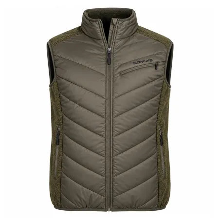 Gilet matelassé sans manches Classie vert - Style élégant et fonctionnel