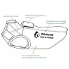 Gilet de protection Somlys Made in Traque T70 pour chien de chasse