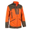 Veste Percussion Track Force orange imperméable | Ducatillon