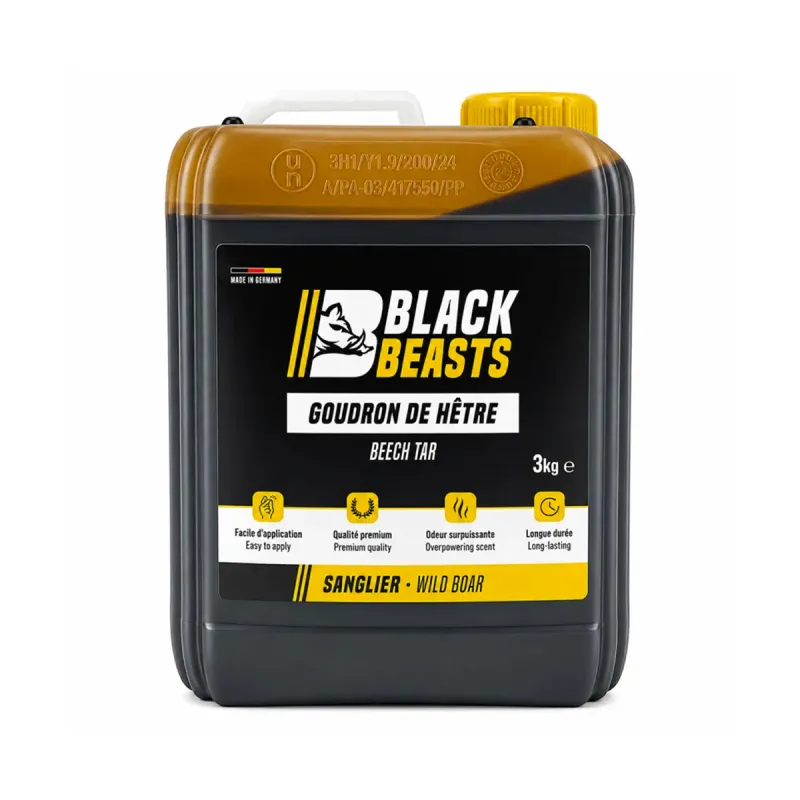 Goudron de hêtre Black Beasts 3 kg pour sanglier
