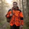 Blouson Prohunt Evo Snake Blaze orange étanche | Ducatillon