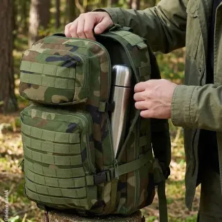 Sac à dos Assault 4 compartiments camo 36L 50 x 30 x 27cm
