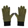 Gants anti-glisse déperlant polyester camo forest kaki 8 et 9