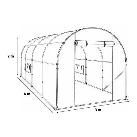 Serre de jardin 12 m² - Structure jardinage extérieur