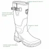 Bottes Somlys B02 néoprène 4 mm à soufflet | Ducatillon