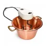Chaudron électrique en cuivre NOVITAL 4,7 L - 4W - Ø 26 cm - Compatible gaz