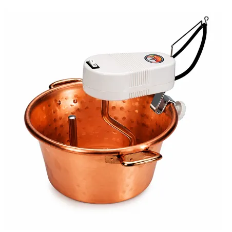 Chaudron électrique en cuivre NOVITAL 4,7 L - 4W - Ø 26 cm - Compatible gaz