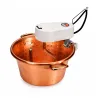 Chaudron électrique en cuivre NOVITAL 4,7 L - 4W - Ø 26 cm - Compatible gaz