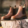 Bottines Chelsea Honey en cuir marron | Heritage Farmer