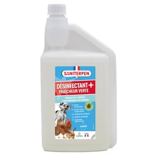 Désinfectant Plus liquide 1 L - Homologué - odeur pin Saniterpen 