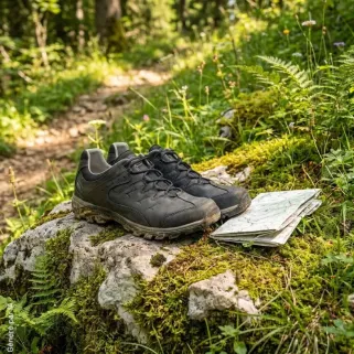 Chaussures basses Meindl Caracas : cuir et semelle Vibram