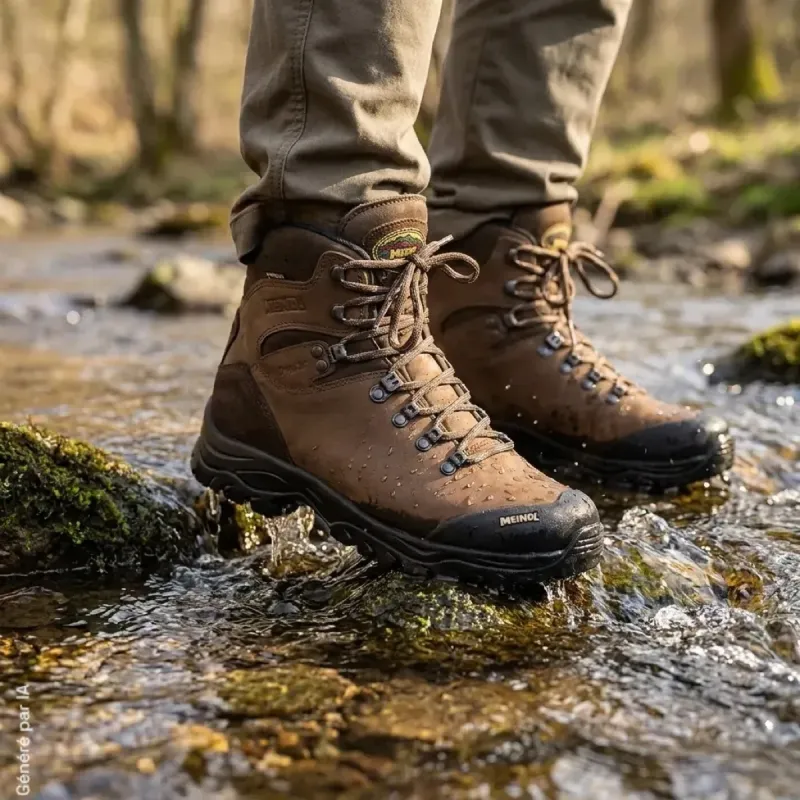 Chaussures Meindl Kansas GTX : trekking en cuir nubuck