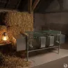 Nid pour clapier acier galvanisé