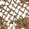 Voile d'ombrage rectangulaire 2x3m beige - Protection UV et installation facile