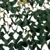 Voile d'Ombrage Rectangulaire 2x3m - Vert Camouflage