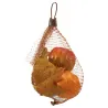Sac Décoratif Automne Citrouille 15x20cm - 2 Couleurs